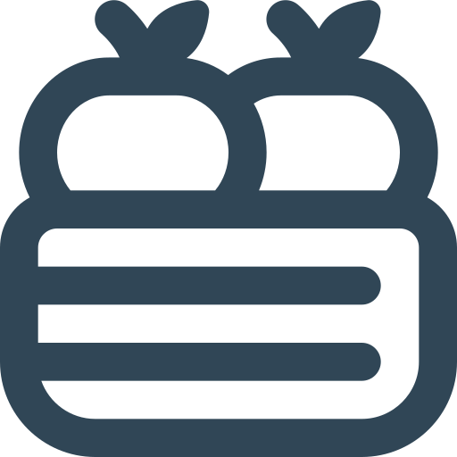 Fruits and Vegetables Wholesale Export Icon